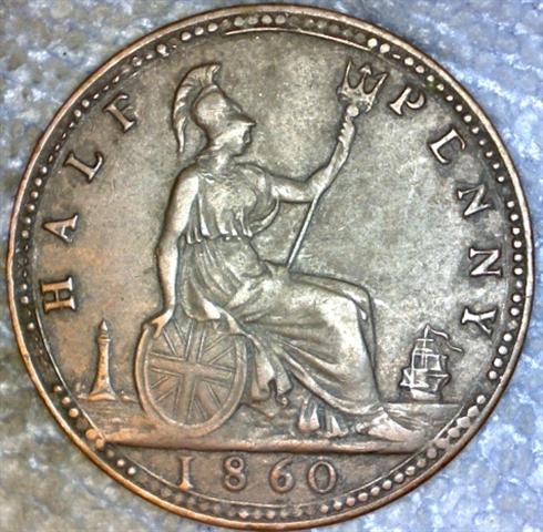 1860-Half-Penny